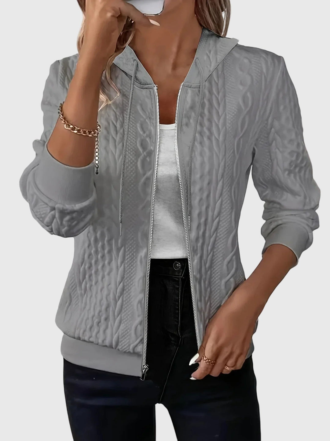 Jenna - Hoodie with Zipper