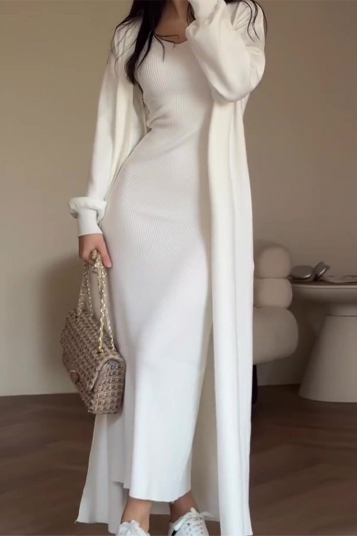 MILENA – CASUAL O-NECK LONG SLEEVE TWO-PIECE SET