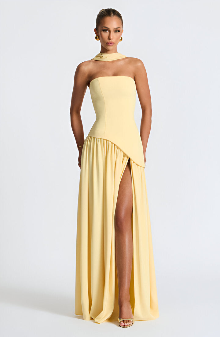 LOTTIE – RADIANT STRAPLESS EVENING GOWN