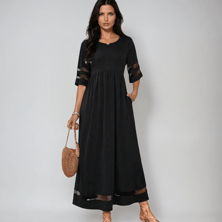 Zora - Classic Elegant Maxi Dress