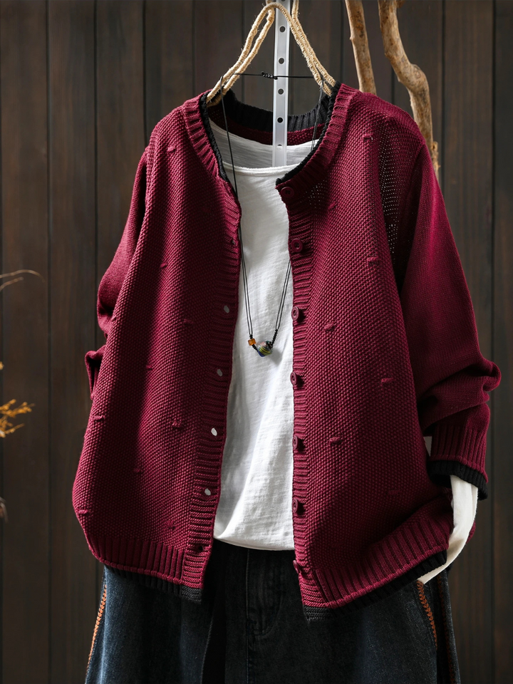 THE ISOLDE - TEXTURED CARDIGAN