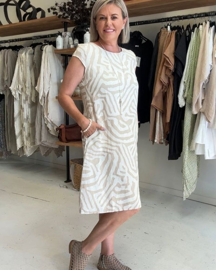 Nelia – Stylish Printed Summer Dress