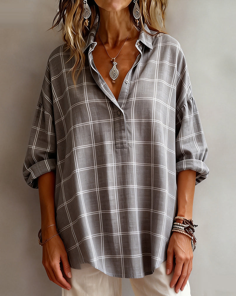 Shirt Plaid Sophisticated