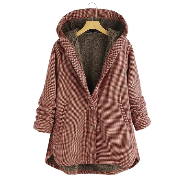 Dulce - Checked Hooded Coat