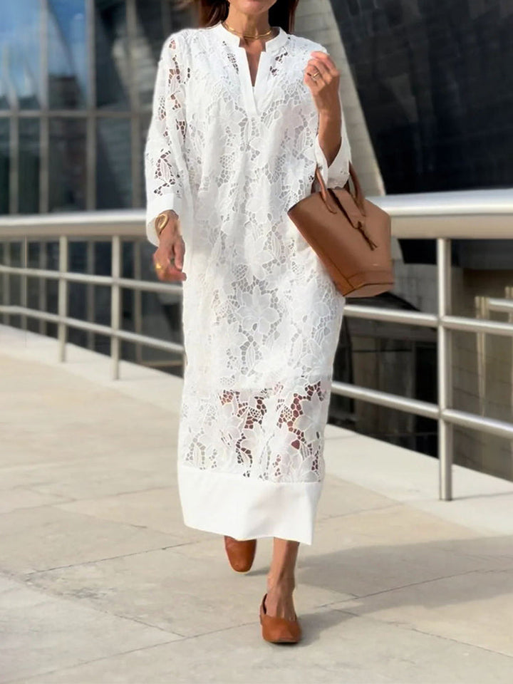 Grace - Modern Flowing Refined Lace Dress
