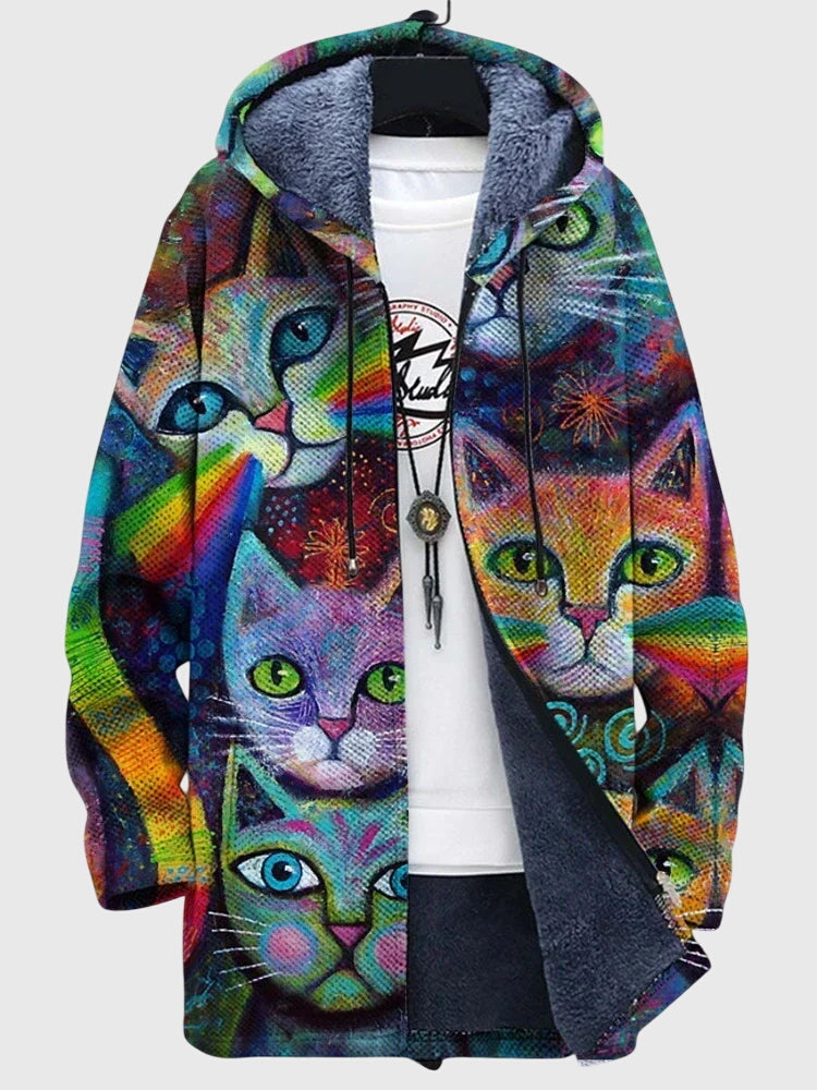 Anna - Jacket with artistic print