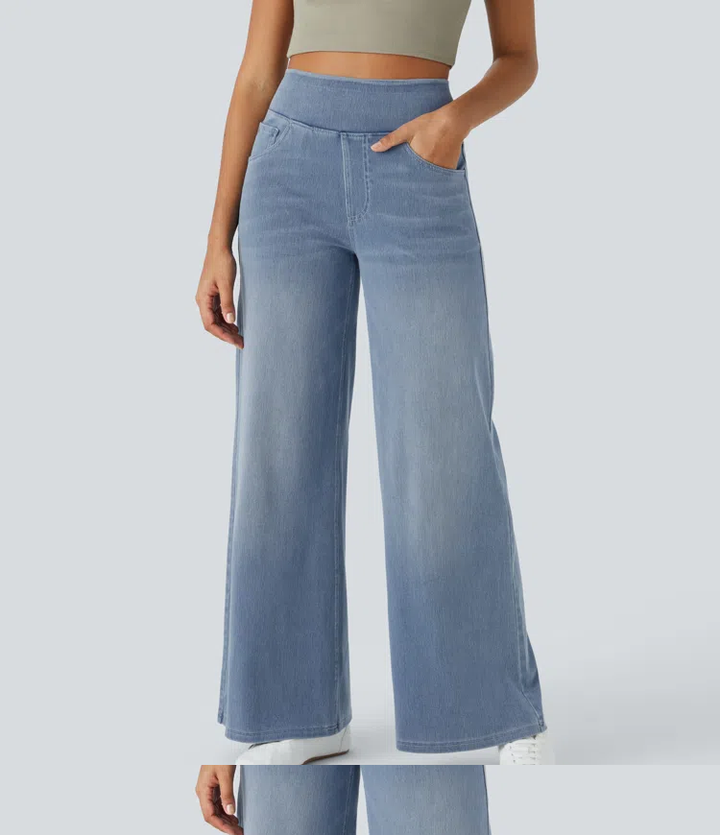 Solène - Relaxed Fit Wide-Leg Jeans