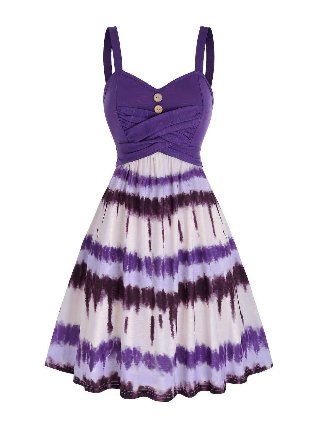 Gisele - Comfortable Tie-Dye Sleeveless Summer Dress
