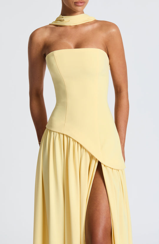 LOTTIE – RADIANT STRAPLESS EVENING GOWN