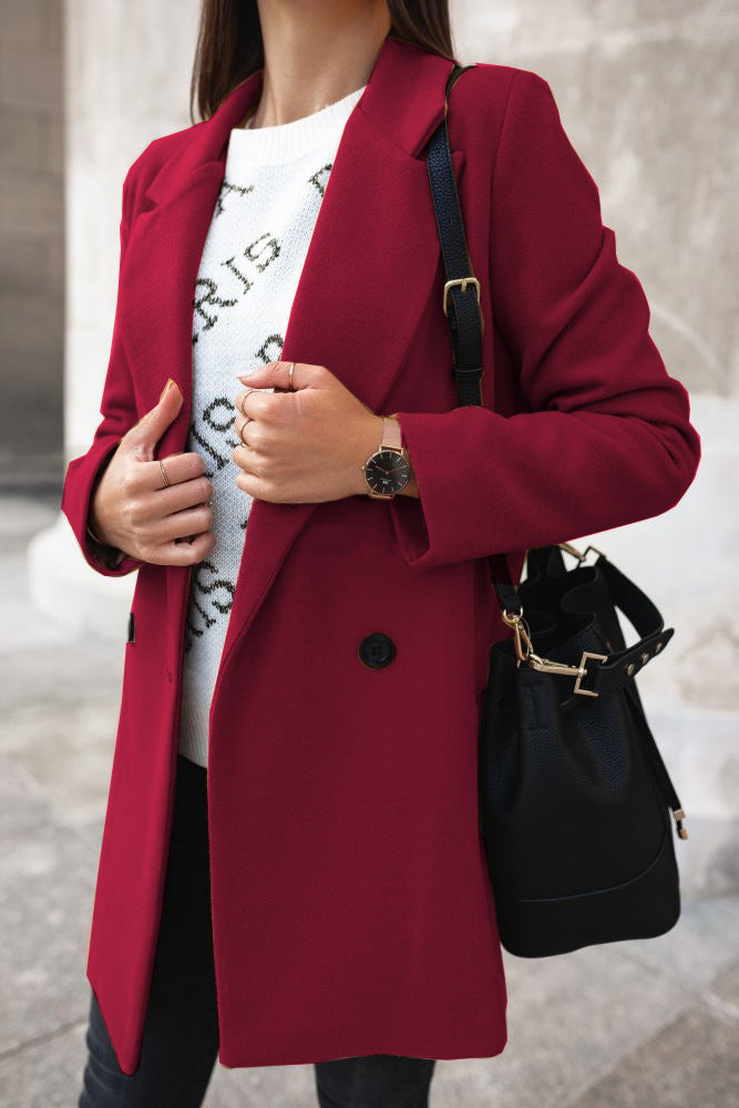 Teresa - Elegant Lapel Coat