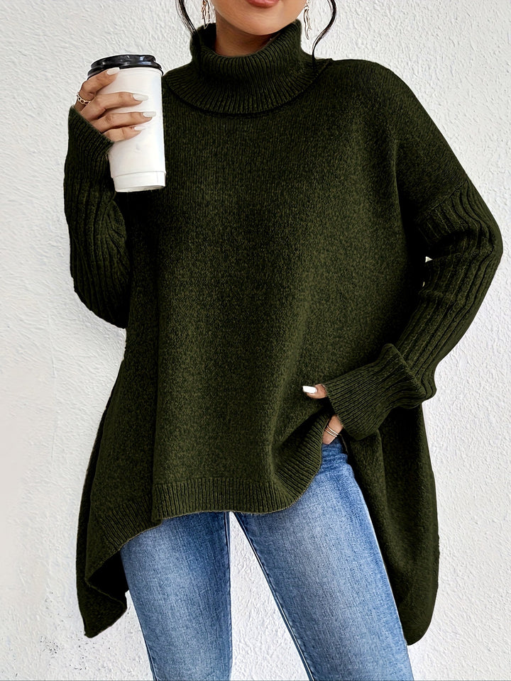 THALIORA – OVERSIZED TURTLENECK SWEATER