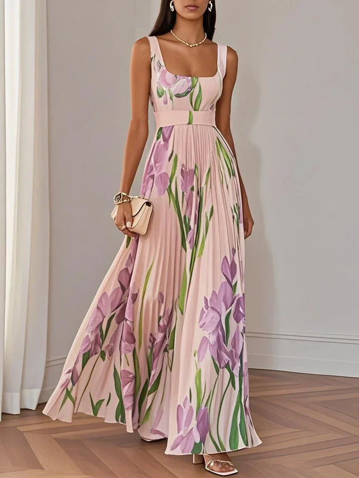Orynellea – Elegant Pleated Maxi Dress