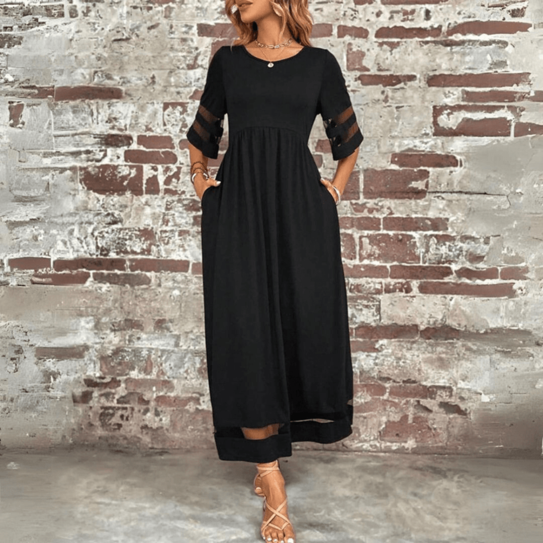 Zora - Classic Elegant Maxi Dress