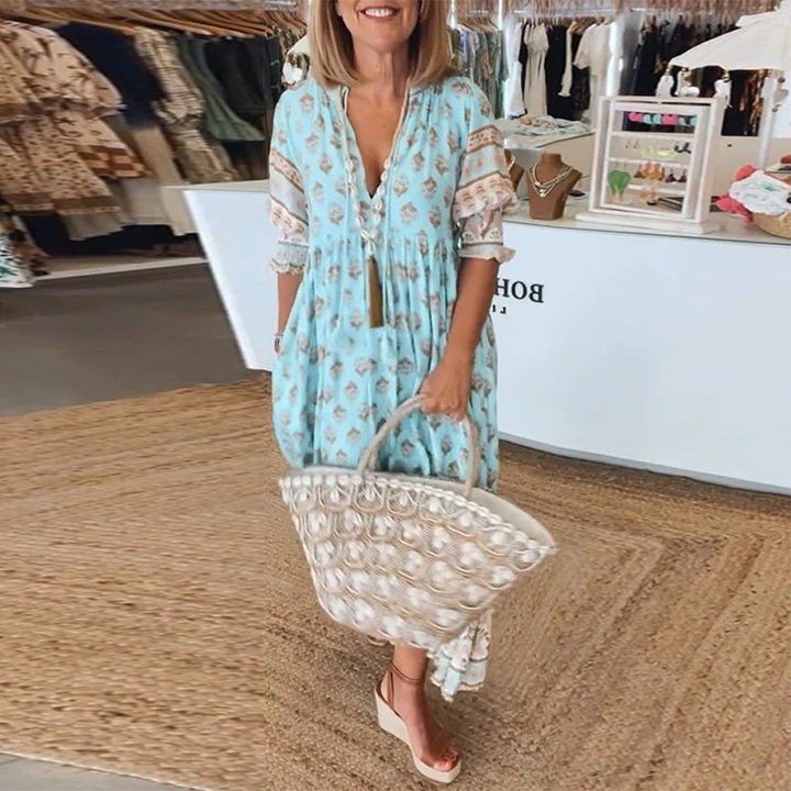 AVALISSEA – WHISPERING BOHO MIDI DRESS