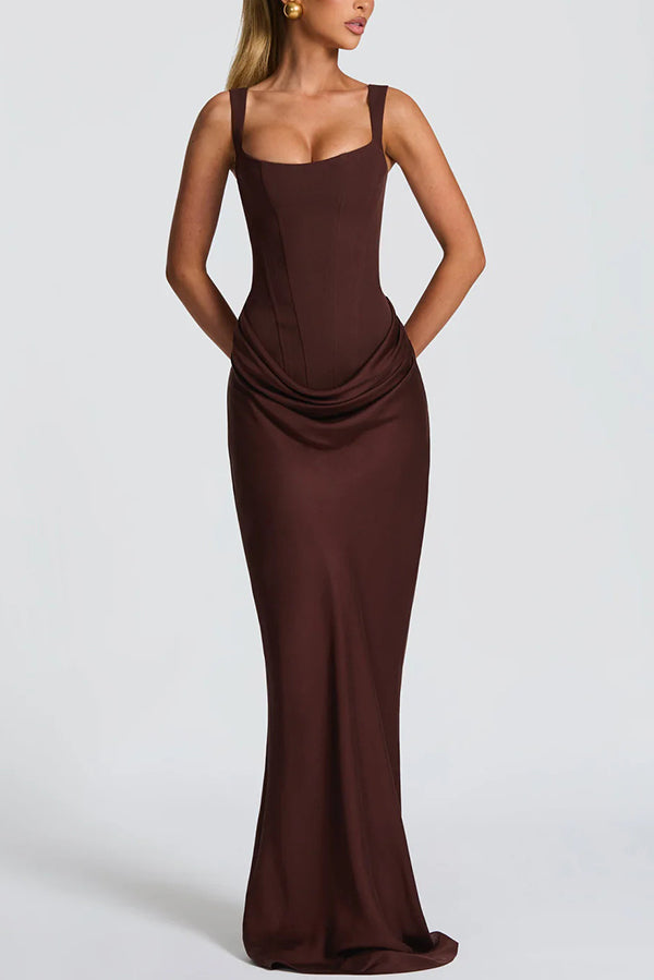 Luna | Maxi Dress with Square Neckline