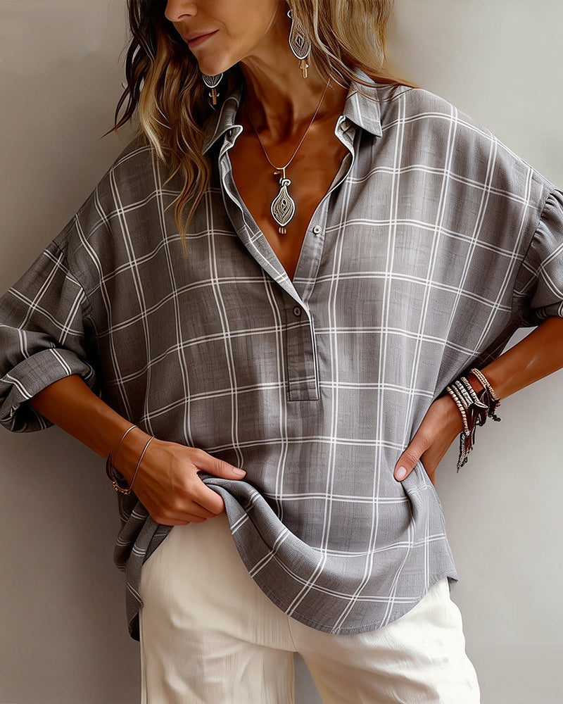 Shirt Plaid Sophisticated