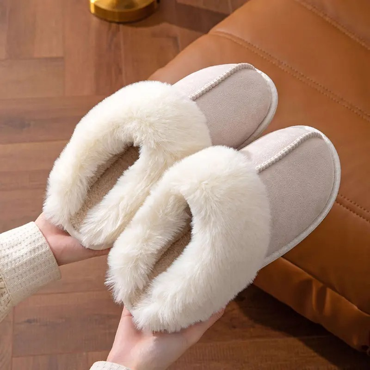 CHIOMA – NON SLIP FUR SLIPPERS FOR WINTER