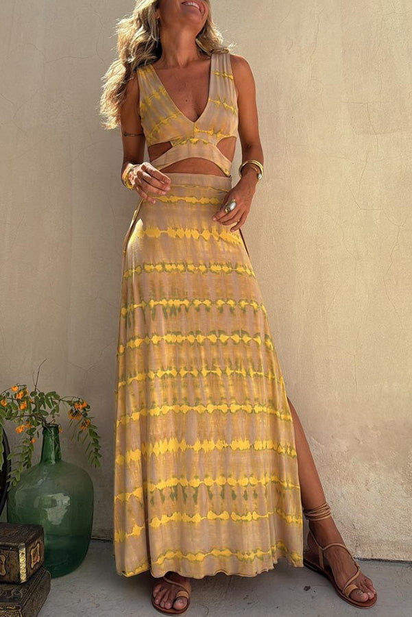 NOVA – PLUNGE CUT-OUT DRESS