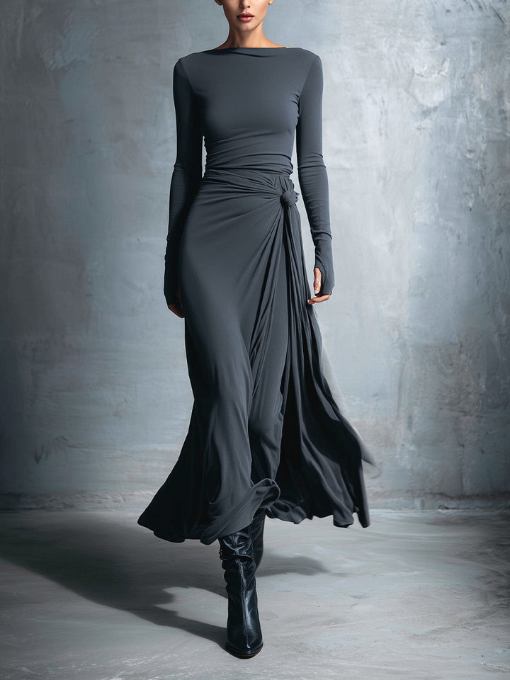 Vittoria | Maxi Dress with Side Knot