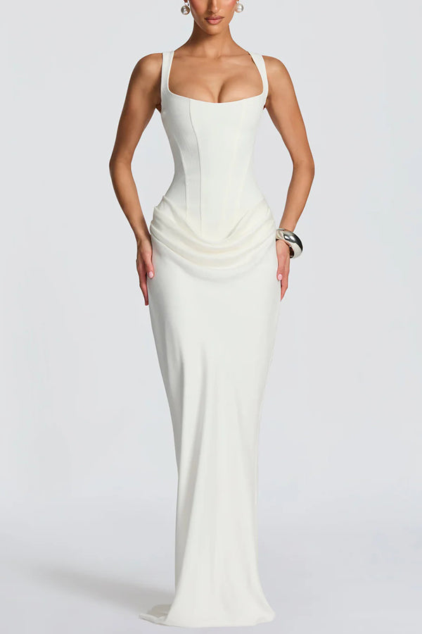 Luna | Maxi Dress with Square Neckline