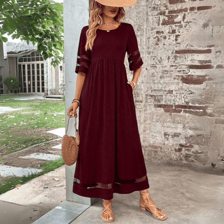 Zora - Classic Elegant Maxi Dress