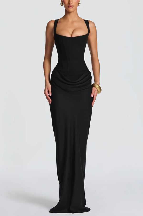 Luna | Maxi Dress with Square Neckline