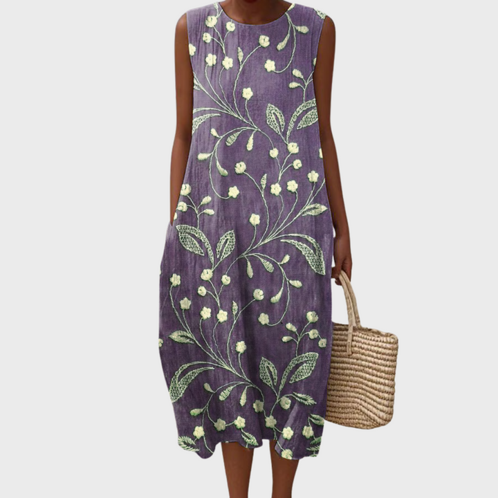 NYLI – COMFORTABLE CASUAL FLORAL DRESS