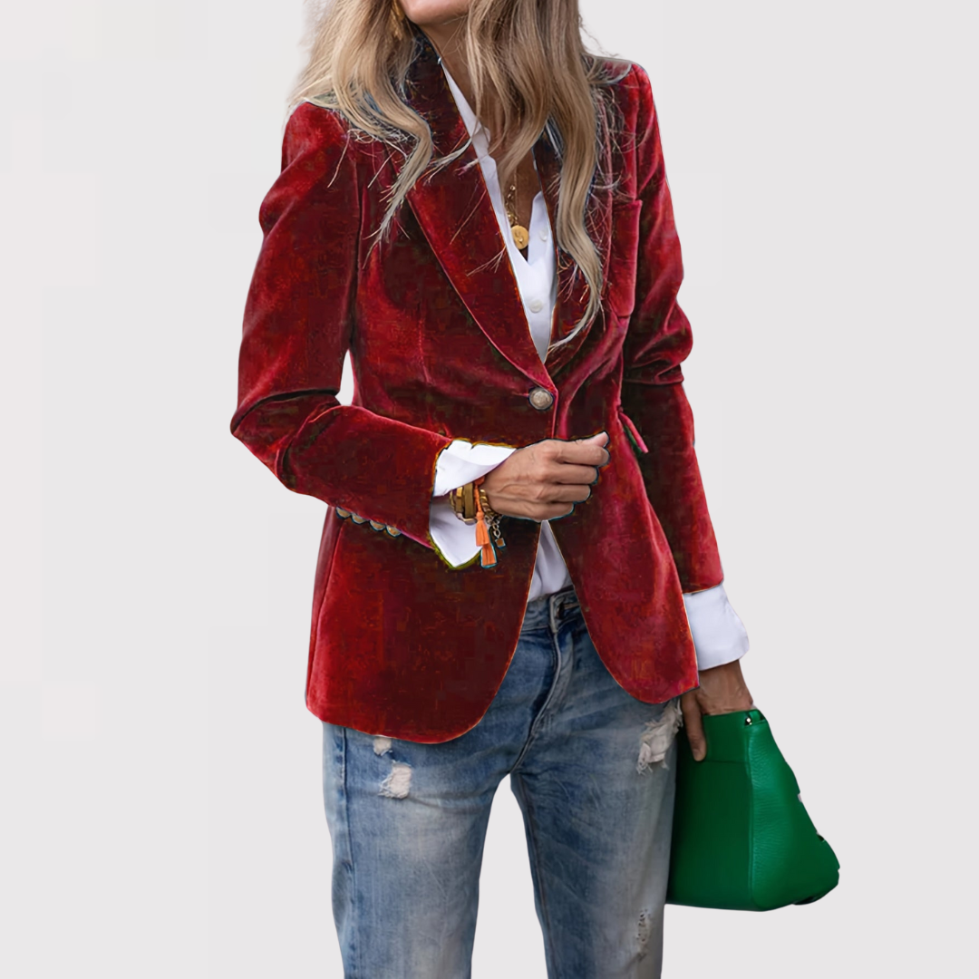MARLENA - Luxurious Velvet Jacket