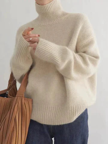 Amaya - Luxe Cashmere Turtleneck Sweater