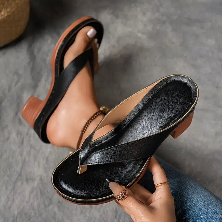 EIRA – ULTRA COMFORTABLE CHUNKY HEEL SANDALS