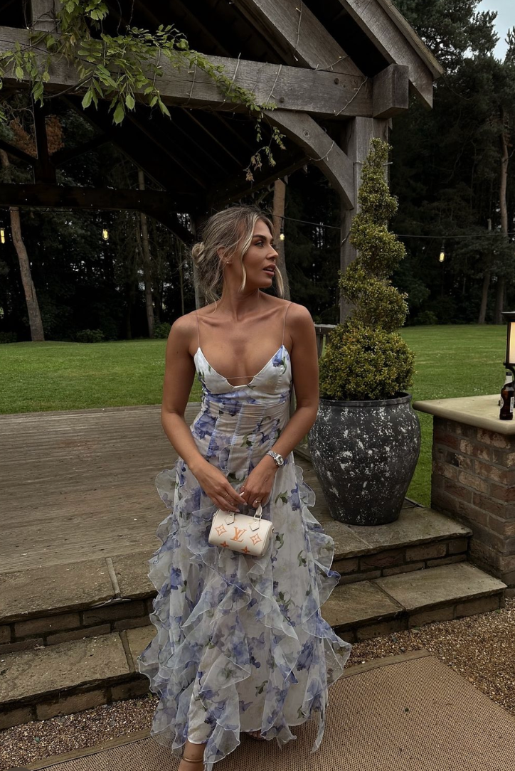 ODESSA – TRENDY RUFFLE STRAPPY MAXI DRESS