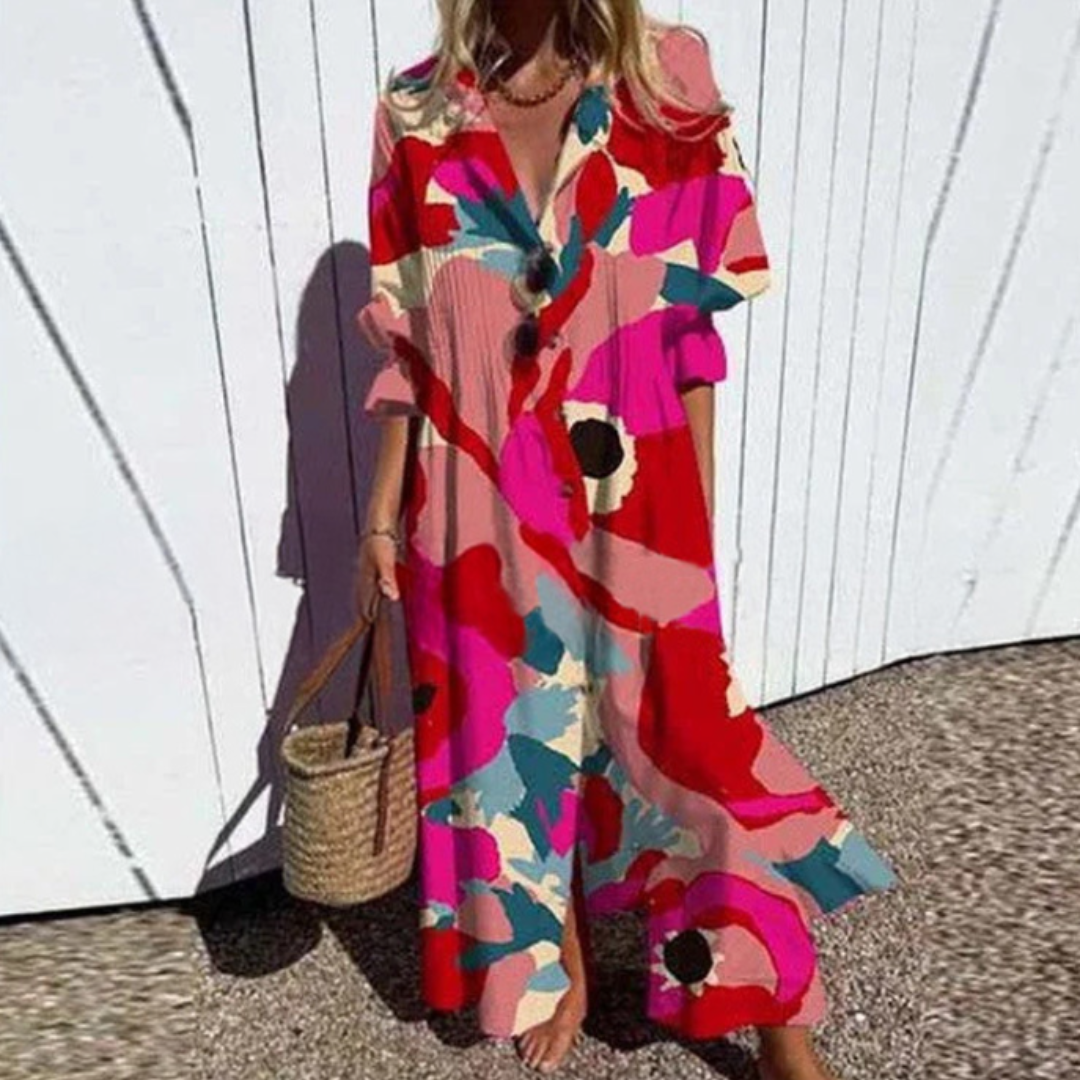 NOVESSA – BLOOM BOLDLY MAXI DRESS