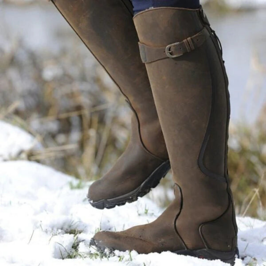 SAELA – LEATHER STYLISH BOOTS