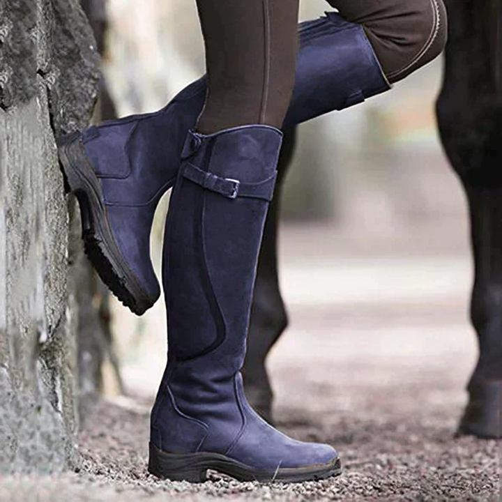 SAELA – LEATHER STYLISH BOOTS