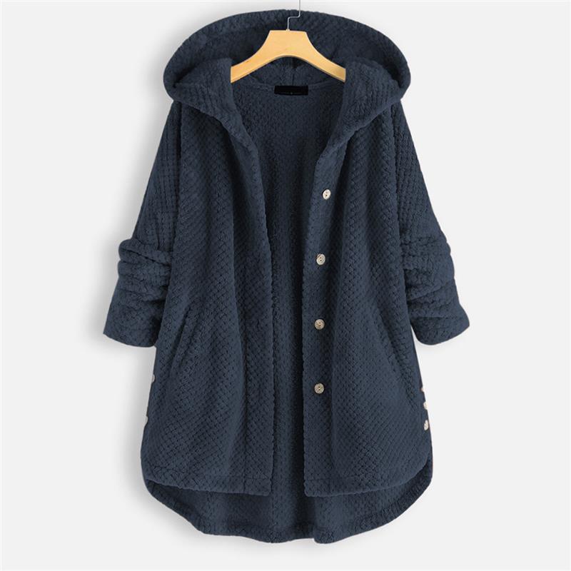 Serenovelle  – WINTER HOODED DOUBLE-FACED FLEECE COAT