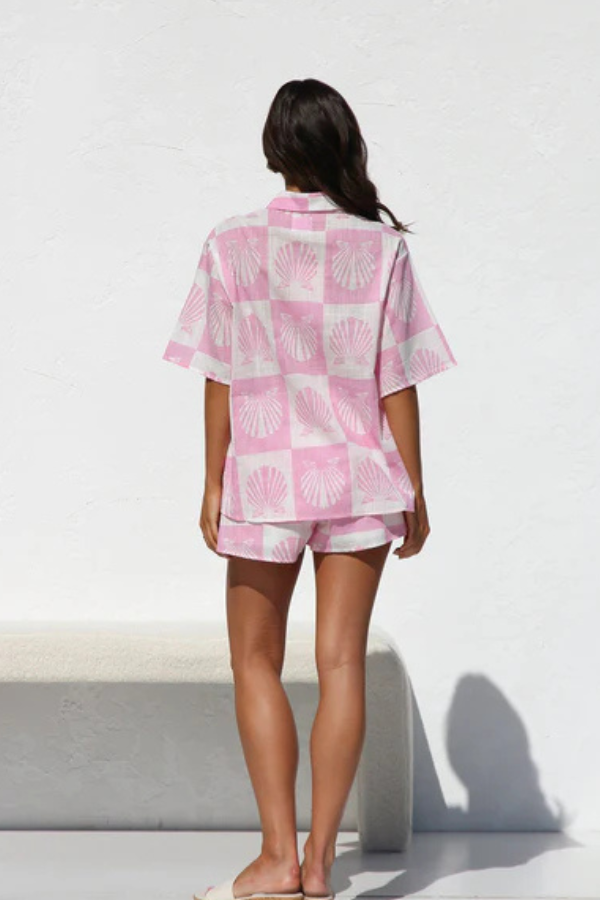 AVANYA – TRENDY SUMMER PRINT SHIRT AND SHORT SET