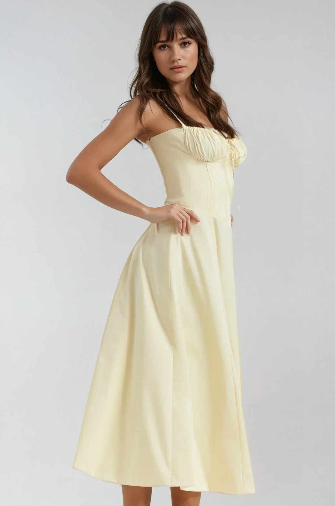 VIREYA – CORSET EVENING GOWN