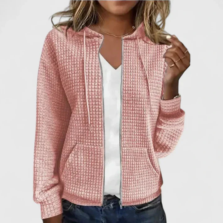ARIANNA – ELEGANT JACKET WITH WAFFLE TEXTURE