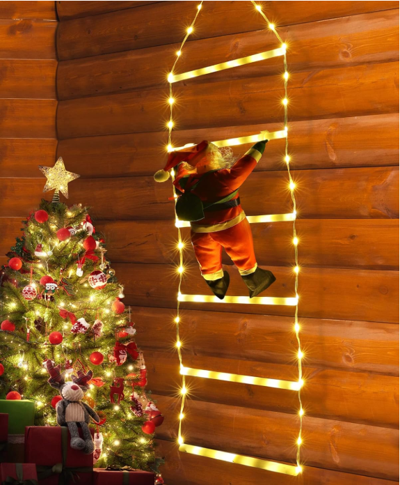 Climbing Santa | Creates festive Christmas spirit at home