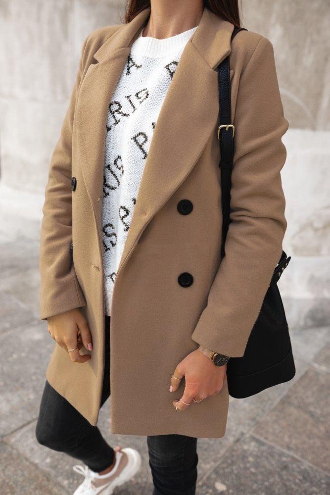Teresa - Elegant Lapel Coat
