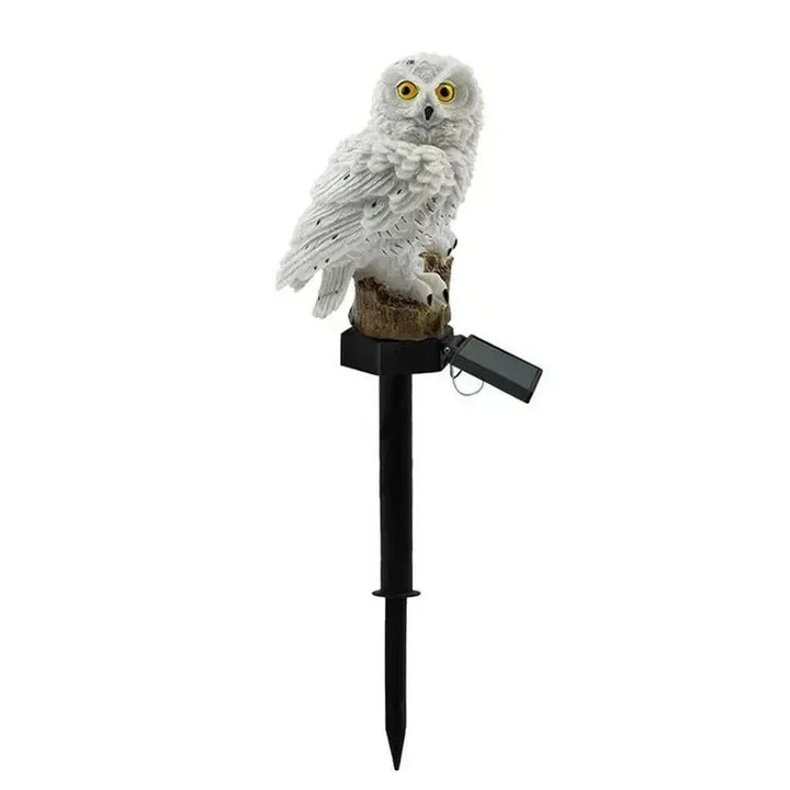 Solar-Powered Garden Lamp Shaped Like an Owl