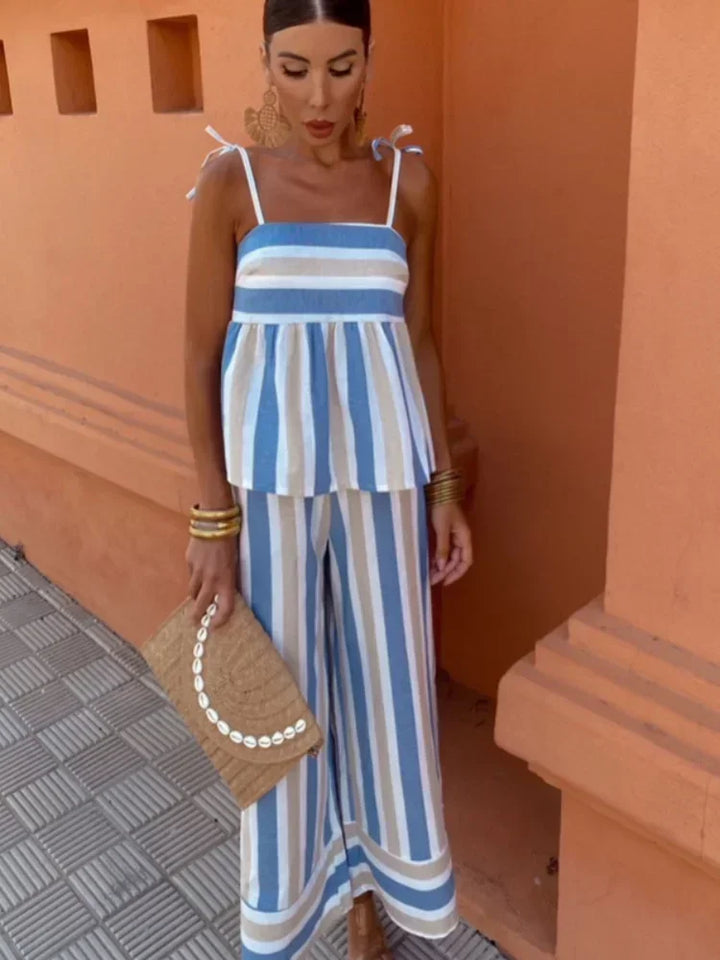 NORALISSE – SUNWALKER PRINTED TROUSERS SET