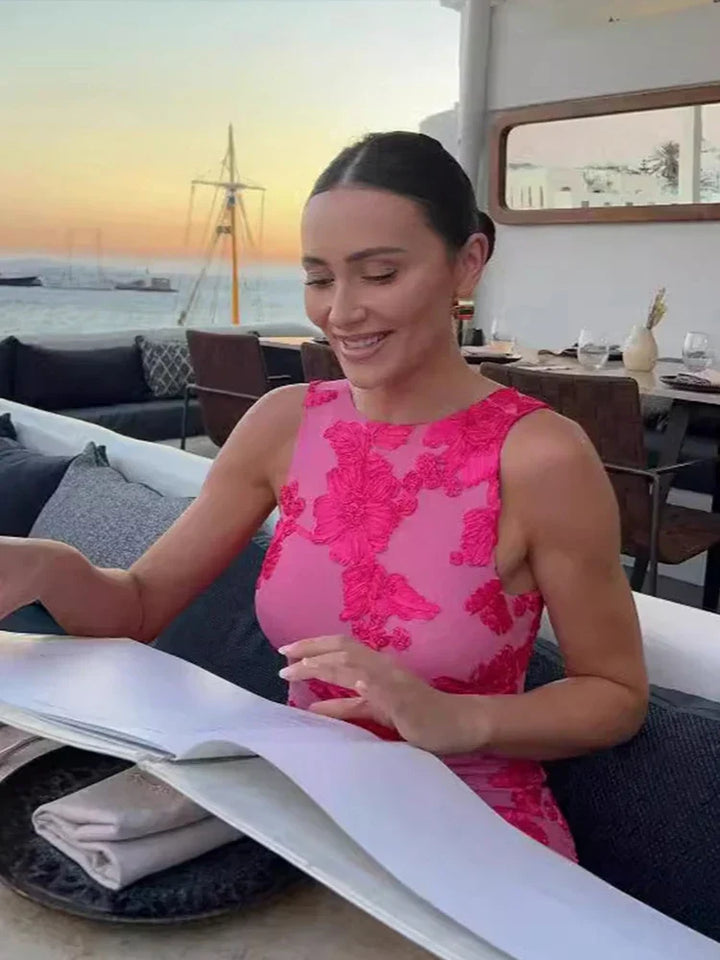 Amira - Elegant Floral Gown