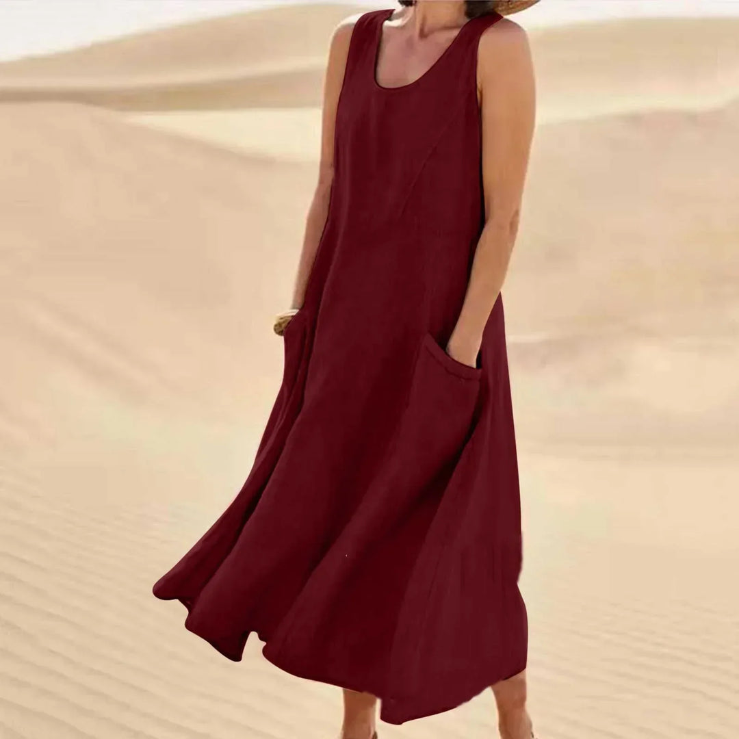 LYSARA – SUMMER LINEN DRESS