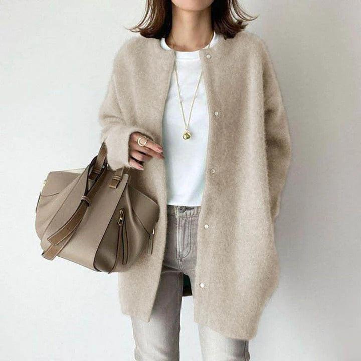 Zoey - Chic and Comfortable Woolen Jacket for Women