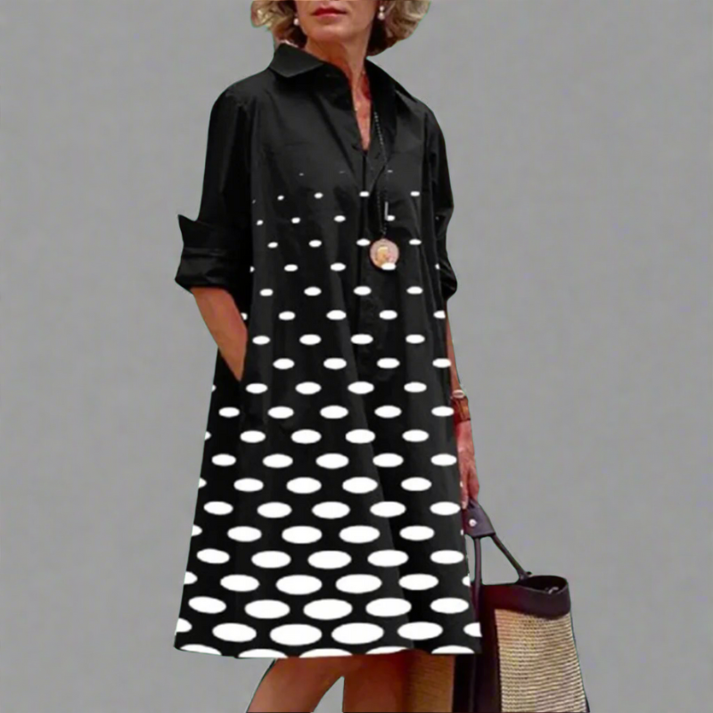 NEVARA – LUXE MIDI DRESS WITH ELEGANT DESIGN