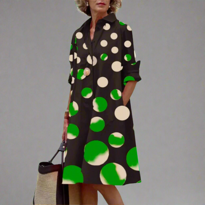 VERALYN – LUXE MIDI DRESS FOR EFFORTLESS ELEGANCE