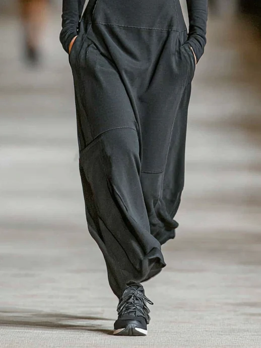 Black Turtleneck Zip-up Loose-fitting Casual Maxi Dress