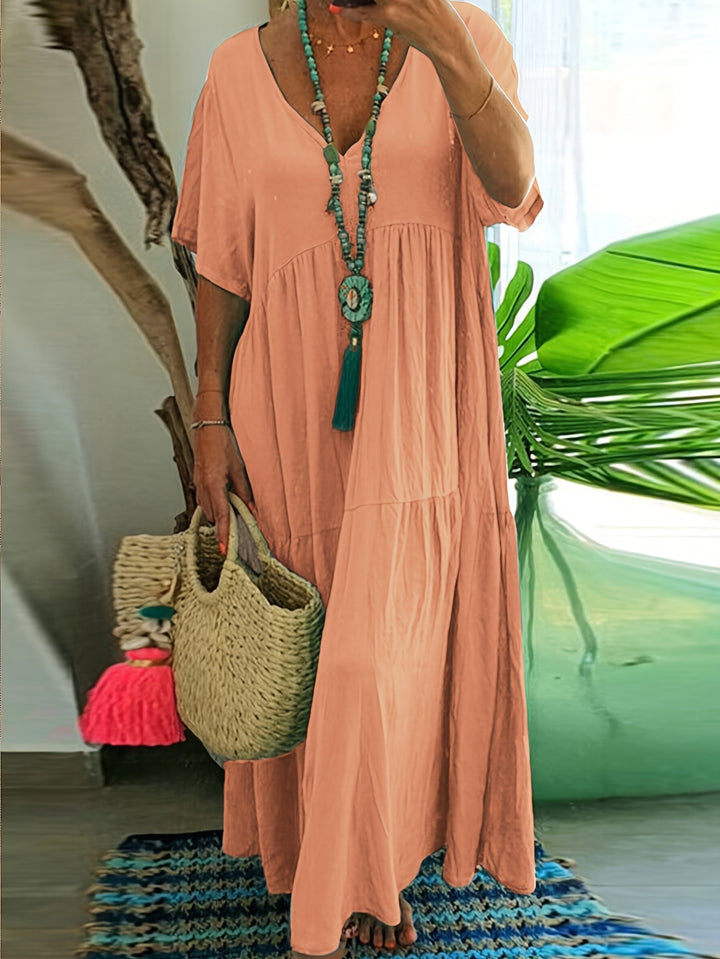 Vida - Casual Plus Size Maxi Dress