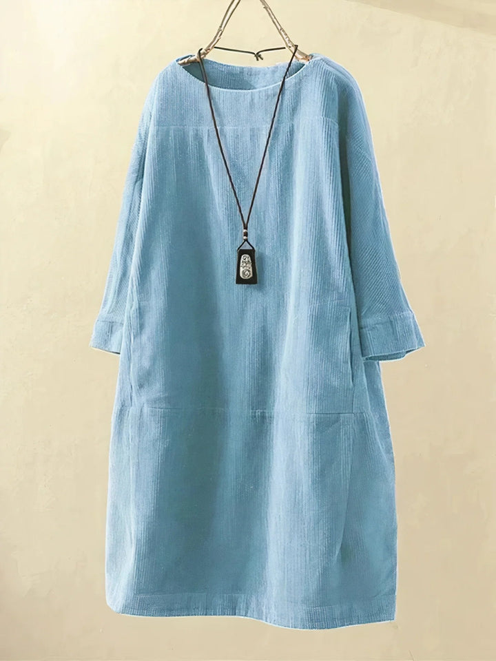 FAEZIRA – CORDUROY TUNIC DRESS